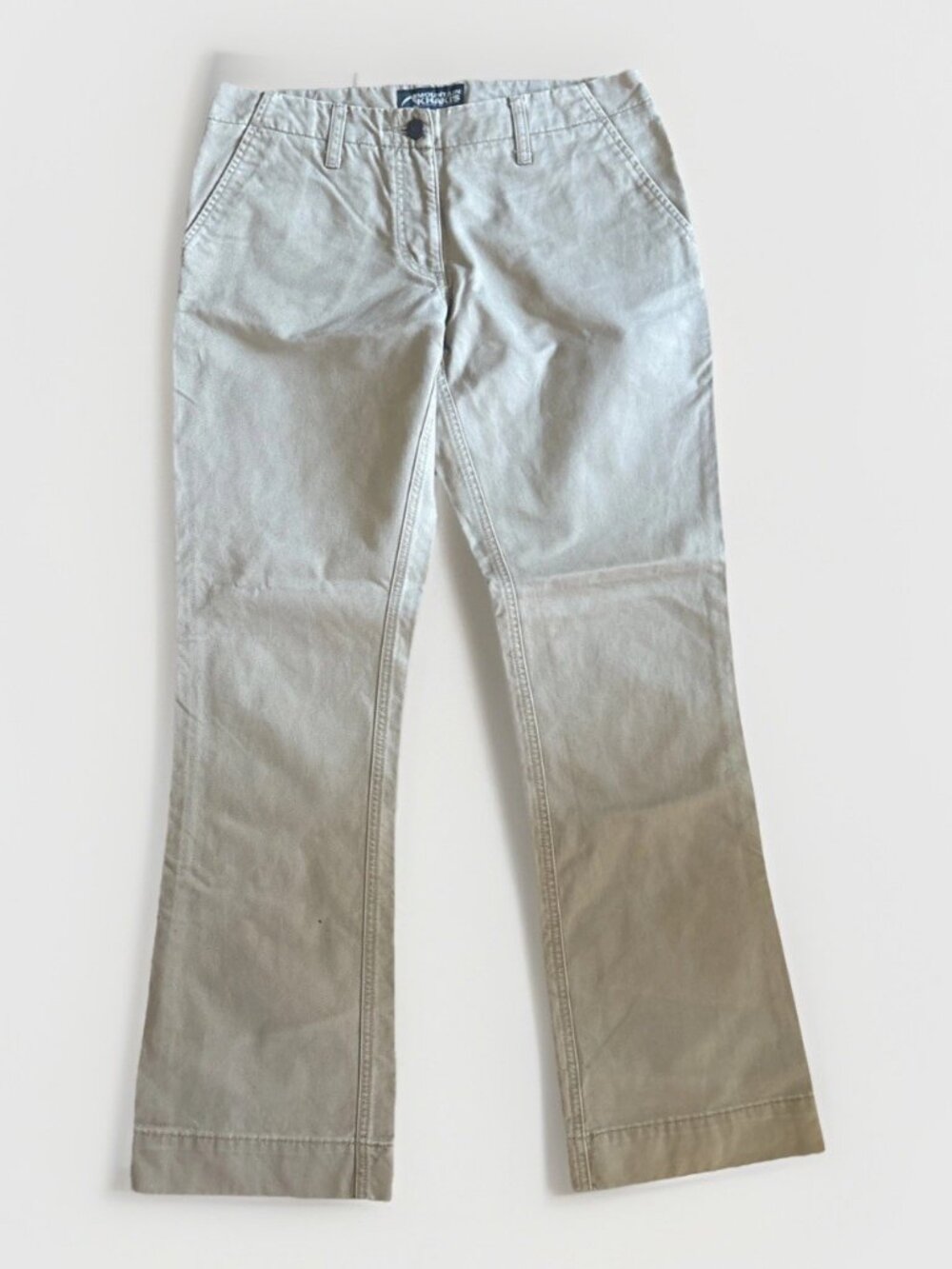 Mountain Khakis Women’s Teton Twill Pants Size 6 Long Khaki Mid Rise Straight